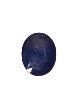 Blue Sapphire Oval Stone From Madagascar 4.13 Carats 10.66 X 7.77 X5.24 mm
